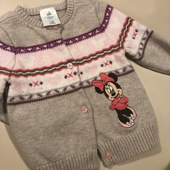 Baby Girl Minnie 💗 Sweater - Picture 1 of 7